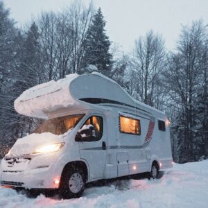 Wohnmobil im Winter